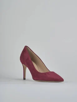 Outlet Décolleté tacco 7cm camoscio bordo' Donna Décolleté