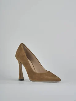 Hot Décolleté tacco 9cm camoscio Donna Décolleté