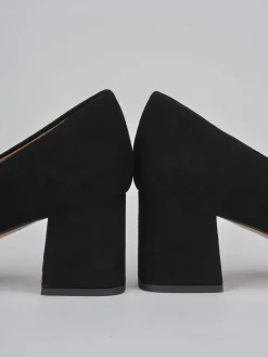 Clearance Décolleté tacco 5cm camoscio Donna Décolleté