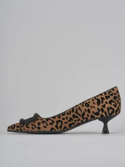 Hot Décolleté tacco 5cm camoscio Donna Décolleté