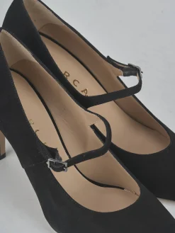 Outlet Décolleté tacco 7cm camoscio Donna Décolleté