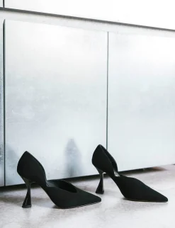 New Décolleté tacco 9cm camoscio Donna Décolleté