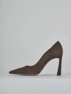 Hot Décolleté tacco 9cm camoscio testa Donna Décolleté