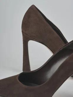 Hot Décolleté tacco 9cm camoscio testa Donna Décolleté