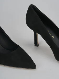 Hot Décolleté tacco 7cm camoscio Donna Décolleté