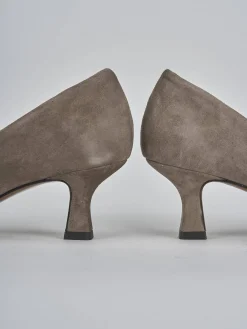 Discount Décolleté tacco 5cm camoscio Donna Décolleté