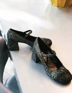 Décolleté tacco 6cm glitter Donna Décolleté