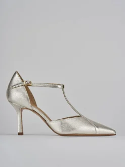 Outlet Décolleté tacco 7cm laminato Donna Décolleté