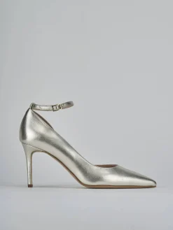 Clearance Décolleté tacco 7cm laminato Donna Décolleté