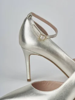 Clearance Décolleté tacco 7cm laminato Donna Décolleté