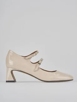 Outlet Décolleté tacco 5cm pelle Donna Décolleté