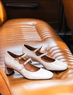 Outlet Décolleté tacco 5cm pelle Donna Décolleté