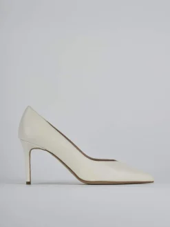 Clearance Décolleté tacco 7cm pelle Donna Décolleté