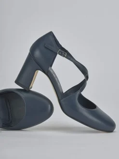 Clearance Décolleté tacco 7cm pelle Donna Décolleté