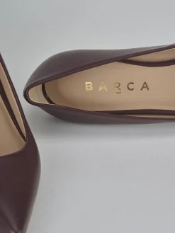 Sale Décolleté tacco 5cm pelle bordo' Donna Décolleté