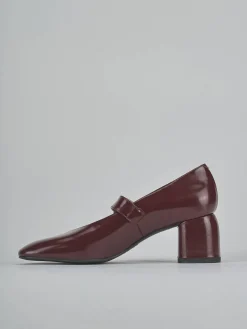 Online Décolleté tacco 6cm pelle bordo' Donna Décolleté