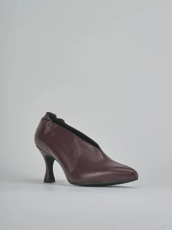 New Décolleté tacco 7cm pelle bordo' Donna Décolleté