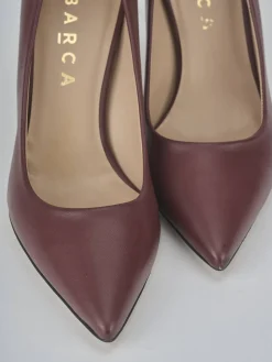 Outlet Décolleté tacco 7cm pelle bordo' Donna Décolleté