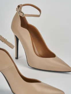 Online Décolleté tacco 10cm pelle Donna Décolleté