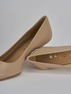 Outlet Décolleté tacco 5cm pelle Donna Décolleté