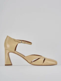 Clearance Décolleté tacco 7cm pelle Donna Décolleté