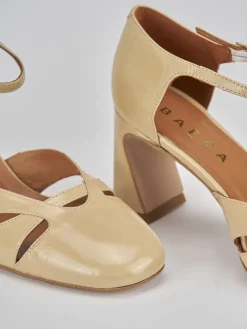 Clearance Décolleté tacco 7cm pelle Donna Décolleté