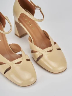 Clearance Décolleté tacco 7cm pelle Donna Décolleté