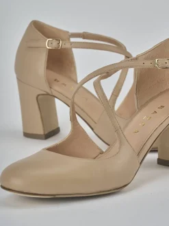 Clearance Décolleté tacco 7cm pelle Donna Décolleté