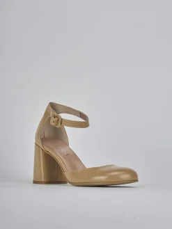 Discount Décolleté tacco 7cm pelle Donna Décolleté