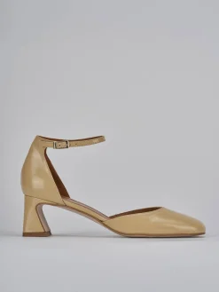 Clearance Décolleté tacco 5cm pelle Donna Décolleté