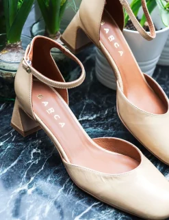 Clearance Décolleté tacco 5cm pelle Donna Décolleté