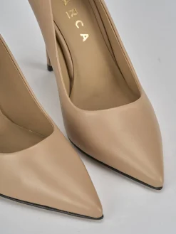 Outlet Décolleté tacco 10cm pelle Donna Décolleté