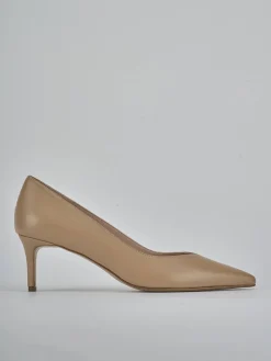 Clearance Décolleté tacco 5cm pelle Donna Décolleté