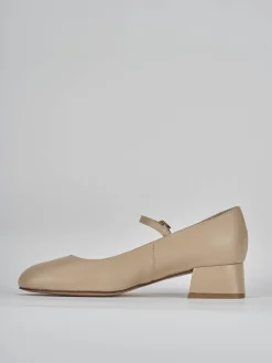 Outlet Décolleté tacco 4cm pelle Donna Décolleté