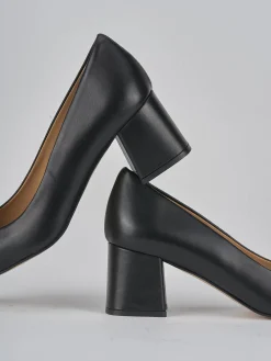 Clearance Décolleté tacco 5cm pelle Donna Décolleté