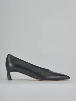 Clearance Décolleté tacco 5cm pelle Donna Décolleté