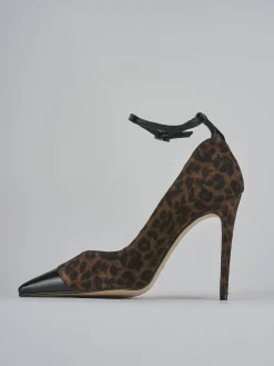 Outlet Décolleté tacco 11cm pelle Donna Décolleté