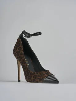 Outlet Décolleté tacco 11cm pelle Donna Décolleté