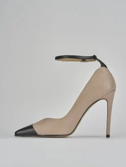 Outlet Décolleté tacco 11cm pelle Donna Décolleté