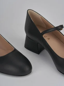 Clearance Décolleté tacco 4cm pelle Donna Décolleté