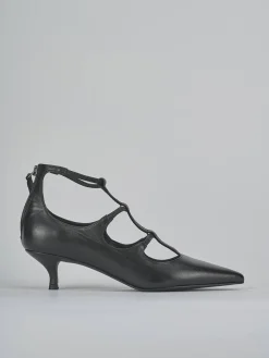 Clearance Décolleté tacco 5cm pelle Donna Décolleté