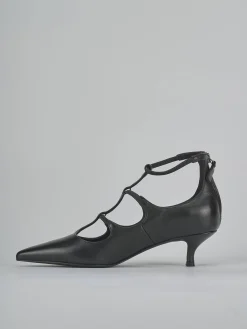 Clearance Décolleté tacco 5cm pelle Donna Décolleté