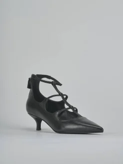 Clearance Décolleté tacco 5cm pelle Donna Décolleté