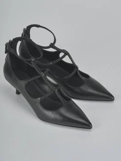 Clearance Décolleté tacco 5cm pelle Donna Décolleté