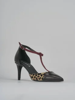 Discount Décolleté tacco 7cm pelle Donna Décolleté