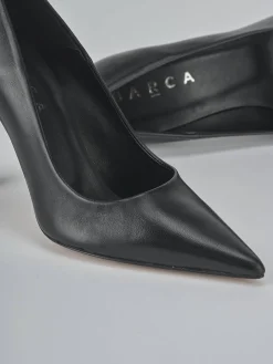 Outlet Décolleté tacco 9cm pelle Donna Décolleté