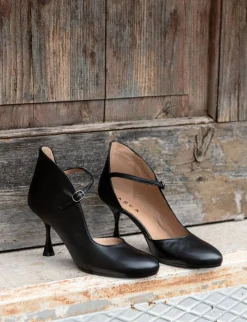 Clearance Décolleté tacco 8cm pelle Donna Décolleté