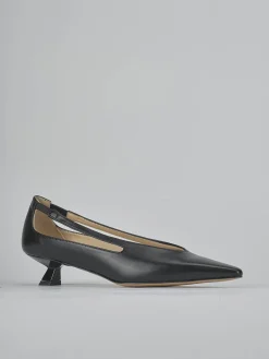 Outlet Décolleté tacco 4cm pelle Donna Décolleté