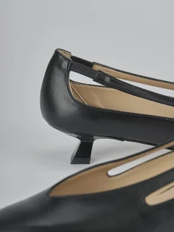 Outlet Décolleté tacco 4cm pelle Donna Décolleté