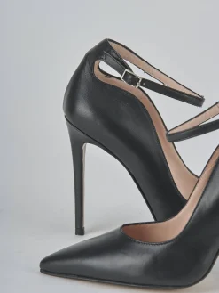 Outlet Décolleté tacco 11cm pelle Donna Décolleté